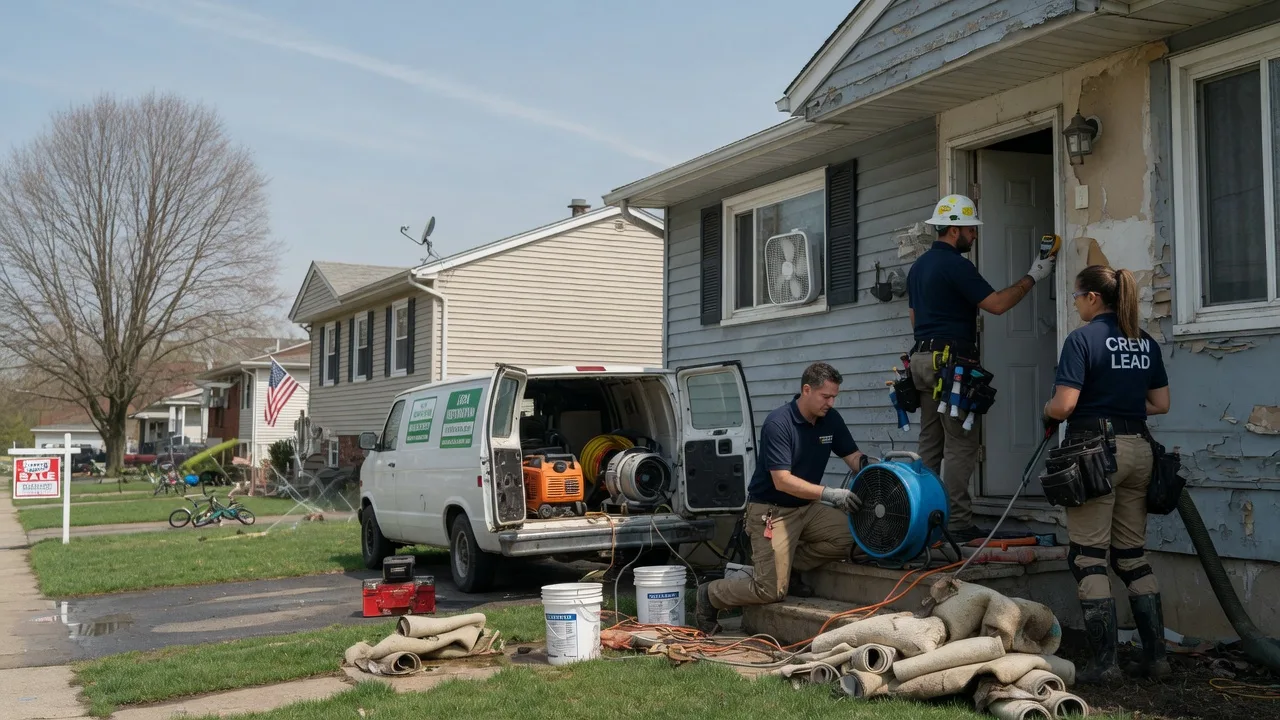 Flood Cleanup in Columbia, IL near me